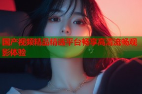 国产视频精品精选平台畅享高清流畅观影体验