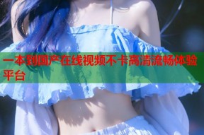 一本到国产在线视频不卡高清流畅体验平台