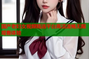 国产老妇女视频精选平台高清流畅无限观看体验