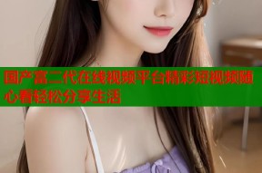 国产富二代在线视频平台精彩短视频随心看轻松分享生活