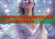 亚洲国产精品视频在线观看精品内容聚合平台高清流畅观看体验