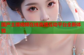 国产主播视频在线直播互动平台全新体验