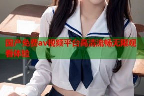 国产免费av视频平台高清流畅无限观看体验
