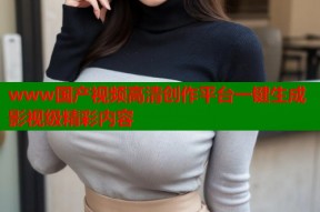 www国产视频高清创作平台一键生成影视级精彩内容
