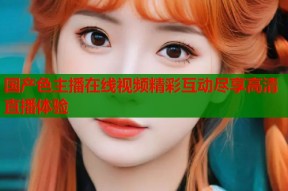 国产色主播在线视频精彩互动尽享高清直播体验