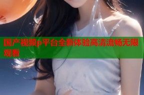 国产视频p平台全新体验高清流畅无限观看