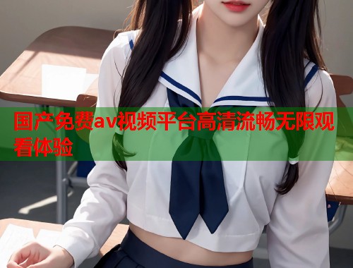 国产免费av视频平台高清流畅无限观看体验  第1张